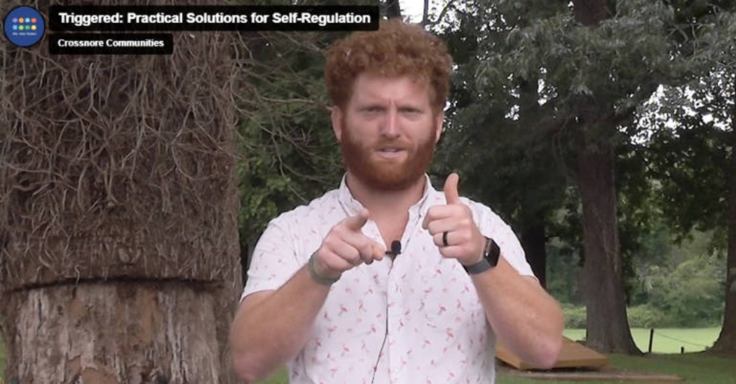 screenshot of video for practical exercises for self-regulation
